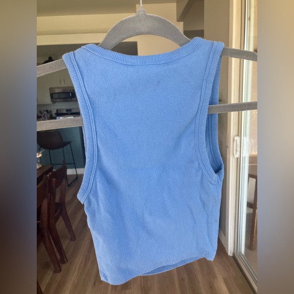 Sky blue Zara tank top. - Picture 2 of 2